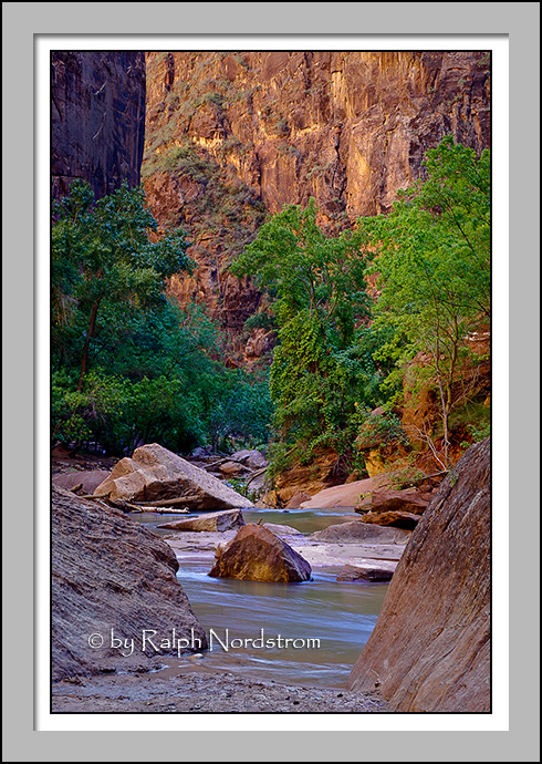 Gateway to the Narrows, Zion National Park, Utah