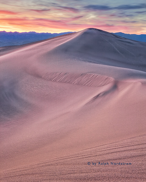 Mesquite Flats Dunes Twilight, Death Valley National Park, California
