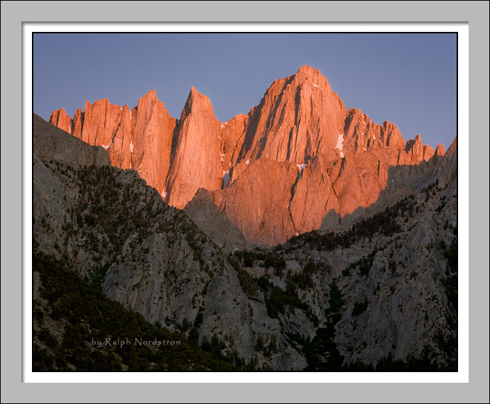 Mt Whitney First Light, Eastern Sierra, California