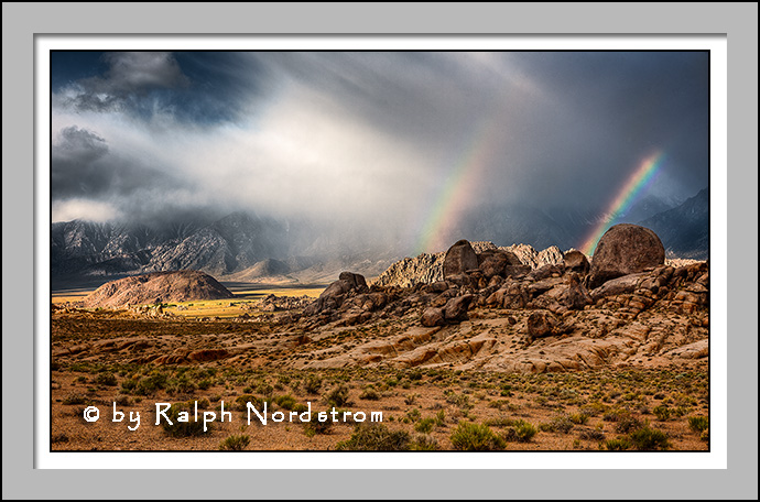 Spring Storm, Alabama Hills, California