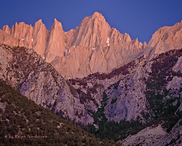 Mt Whitney Alpenglow (2009)