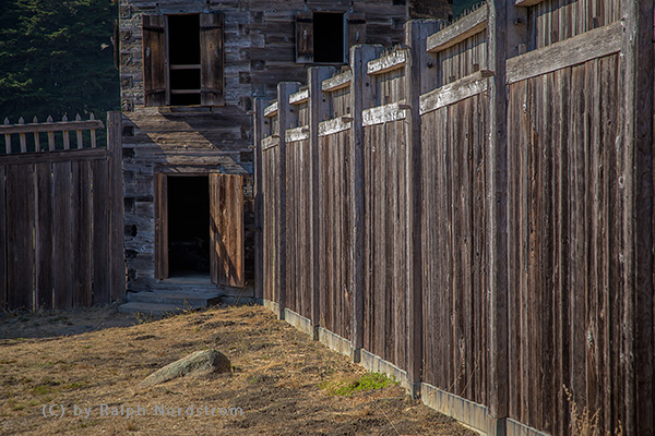 Fort Ross palasade and tower